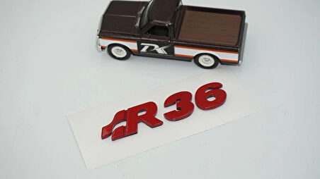 DK Tuning Volkswagen Passat R36 Kırmızı Bagaj Yazı Arma