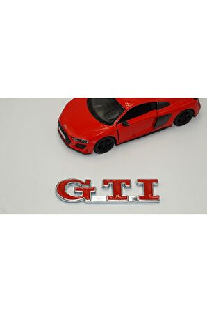 Volkswagen Vw Gti Krom Metal Bagaj Logo