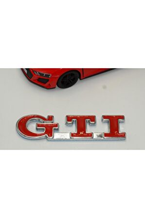 Volkswagen Vw Gti Krom Metal Bagaj Logo