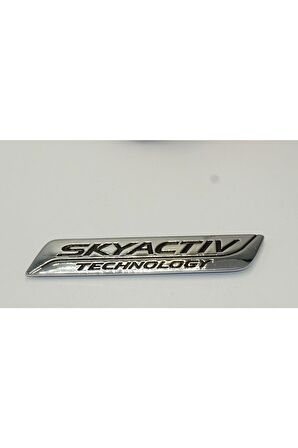 Mazda 2 3 6 Cx-5 Mx-5 Skyactiv Bagaj Krom Metal Logo Amblem