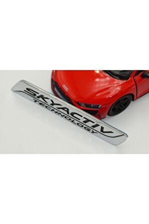 Mazda 2 3 6 Cx-5 Mx-5 Skyactiv Bagaj Krom Metal Logo Amblem