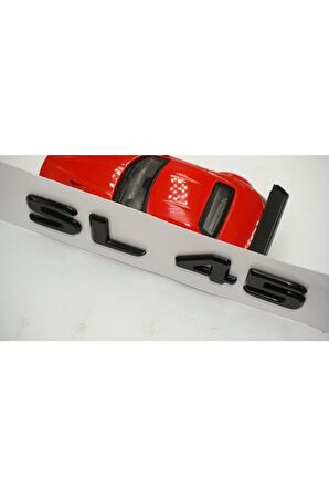 Sl45 Bagaj Parlak Siyah Abs 3m 3d Yazı Logo