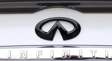 DK Tuning İnfiniti Bagaj Siyah ABS 3M 3D Yazı Logo