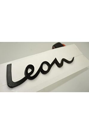 Seat Leon Uyumlu Siyah Abs 3m 3d Bagaj Yazı Logo Orjinal Ürün