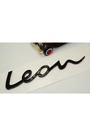 Seat Leon Uyumlu Siyah Abs 3m 3d Bagaj Yazı Logo Orjinal Ürün