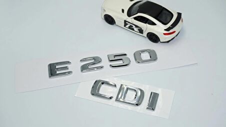 DK Tuning E250 CDi Bagaj Krom ABS 3M 3D Yazı Logo Benz İle Uyumlu