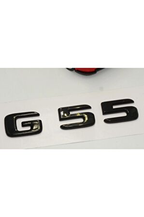 G55 Bagaj Parlak Siyah Abs 3m 3d Yazı Logo
