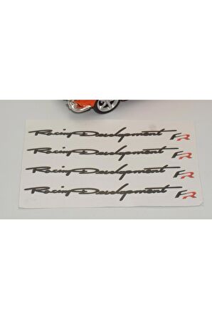 Seat Fr Uyumlu  Kapı Açma Kolu Racing Devolopment Sticker Seti