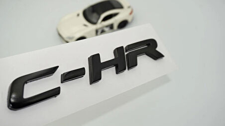 DK Tuning C-HR 3M Siyah ABS Bagaj Yazı Logo Toyota İle Uyumlu