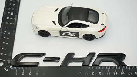 DK Tuning C-HR 3M Siyah ABS Bagaj Yazı Logo Toyota İle Uyumlu