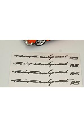 Rs Kapı Açma Kolu Racing Devolopment Sticker Seti  Uyumlu