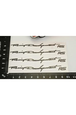 Rs Kapı Açma Kolu Racing Devolopment Sticker Seti  Uyumlu