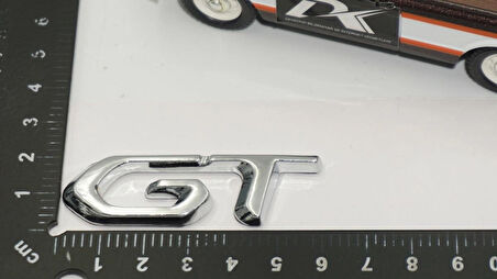 Dk Tuning GT Bagaj Krom Metal Yazı Logo Amblem Peugeot ile Uyumlu