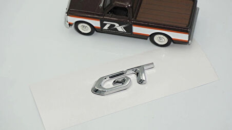 Dk Tuning GT Bagaj Krom Metal Yazı Logo Amblem Peugeot ile Uyumlu