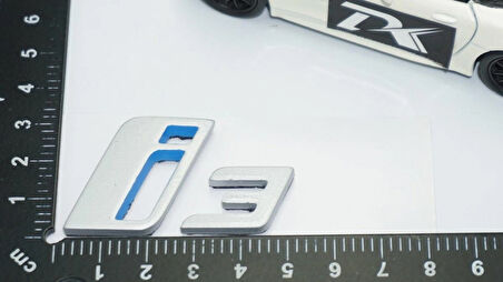 DK Tuning i3 Bagaj Gri ABS 3M 3D Yazı Logo Bmw İle Uyumlu