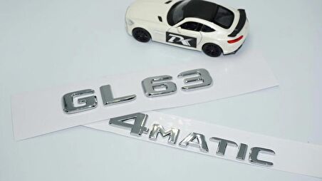 DK Tuning GL63 4Matic Bagaj Krom ABS Yazı Logo Benz İle Uyumlu