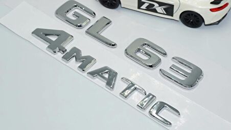 DK Tuning GL63 4Matic Bagaj Krom ABS Yazı Logo Benz İle Uyumlu