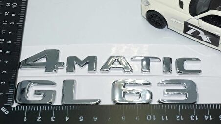 DK Tuning GL63 4Matic Bagaj Krom ABS Yazı Logo Benz İle Uyumlu