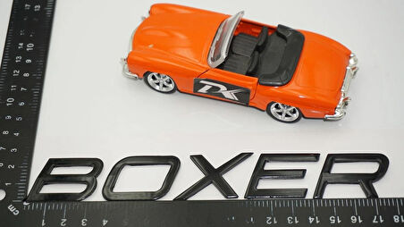 DK Tuning Peugeot Boxer Bagaj 2025+ Parlak Siyah Logo Amblem Arma