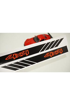 4x4 Off Road Arazi Aracı Yan Aynalar Selefon Kaplama Sticker Seti