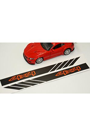 4x4 Off Road Arazi Aracı Yan Aynalar Selefon Kaplama Sticker Seti