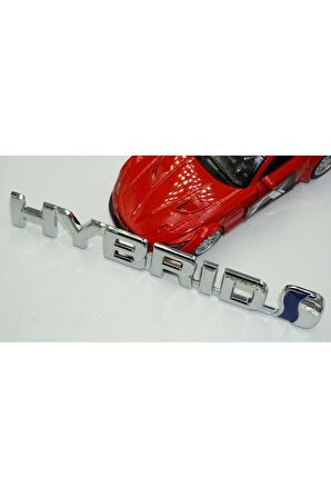 DK Hybrid Bagaj Krom Metal 3m 3d Logo Amblem