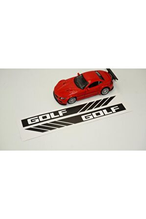 Volkswagen Golf Uyumlu Yan Aynalar Selefon Kaplama Sticker Seti