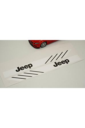 Jeep Yan Aynalar Selefon Kaplama Sticker Seti