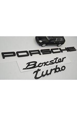 Porsche Boxster TurboUyumlu  Bagaj 3m 3d Abs Yazı Logo Amblem Seti