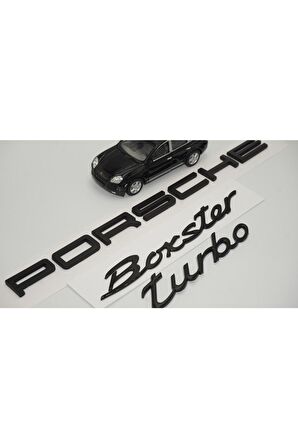 Porsche Boxster TurboUyumlu  Bagaj 3m 3d Abs Yazı Logo Amblem Seti