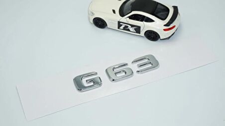 DK Tuning G63 Bagaj Krom ABS 3M 3D Yazı Logo Benz İle Uyumlu
