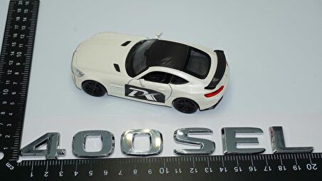 DK Tuning 400 SEL Bagaj Krom ABS 3M 3D Yazı Logo Benz İle Uyumlu