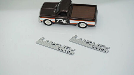 DK Tuning Bmw LuxuryLine Logo Yan Çamurluk Logo Amblem Arma Seti