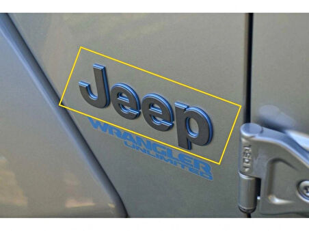 DK Tuning Jeep Wrengler Gladiator Büyük Versiyon Yazı Logo Amblem