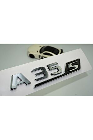 DK Benz A 35S Bagaj Krom Siyah ABS 3M 3D Yazı Logo