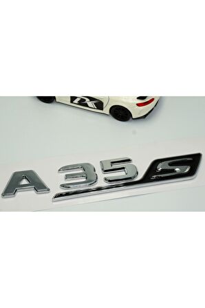 DK Benz A 35S Bagaj Krom Siyah ABS 3M 3D Yazı Logo