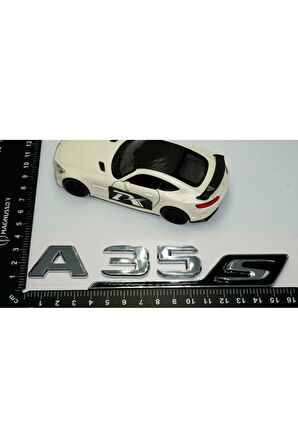 DK Benz A 35S Bagaj Krom Siyah ABS 3M 3D Yazı Logo