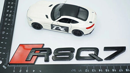 DK Tuning RSQ7 Siyah ABS 3M 3D Bagaj Logo Audi İle Uyumlu