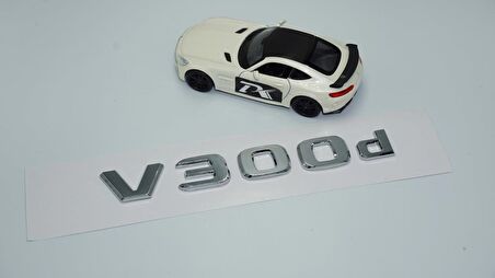 DK Tuning V 300d Bagaj Krom ABS 3M 3D Yazı Logo Benz İle Uyumlu