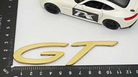 DK Tuning Porsche 911 GT Bagaj Gold ABS Yazı Logo Amblem
