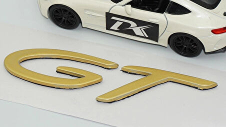 DK Tuning Porsche 911 GT Bagaj Gold ABS Yazı Logo Amblem
