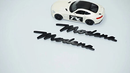 DK Tuning Maserati Modena Siyah ABS Çamurluk Yazı Logo Seti