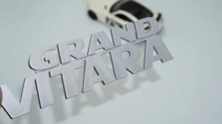 DK Tuning Grand Vitara Bagaj Gri Yazı Amblem Suzuki İle Uyumlu