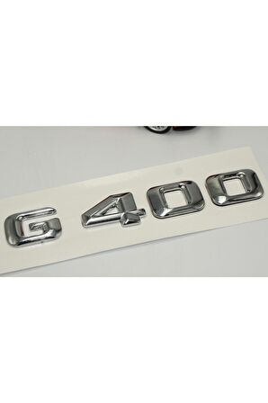 G400 Bagaj Krom Metal 3m 3d Yazı Logo