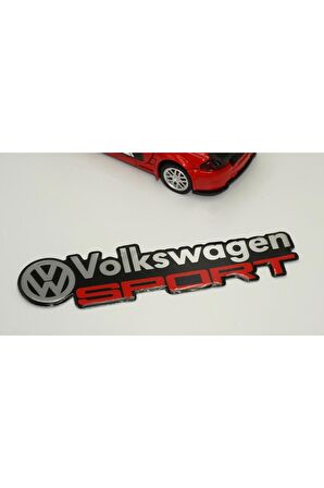 Volkswagen Sport Logo Epoksi Abs Bagaj 3m 3d Logo Arma