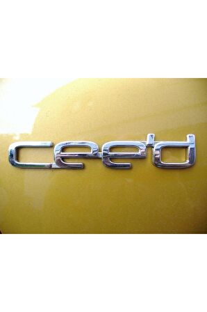 Kia Ceed Bagaj Orjinal 3m 3d Krom Abs Logo Amblem