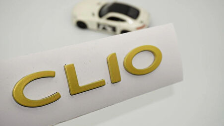 DK Tuning Clio MK3 Bagaj Gold Yazı Logo Arma Renault ile Uyumlu