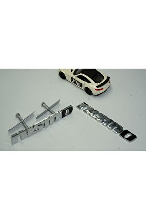 DK Nissan Nismo Krom Siyah Bagaj Ve Ön Panjur Logo Arma Amblem Seti