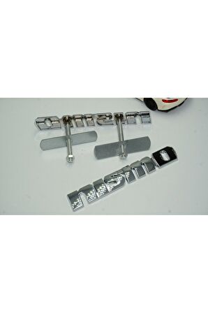 DK Nissan Nismo Krom Siyah Bagaj Ve Ön Panjur Logo Arma Amblem Seti