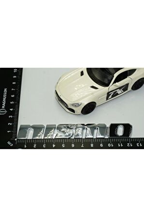 DK Nissan Nismo Krom Siyah Bagaj Ve Ön Panjur Logo Arma Amblem Seti